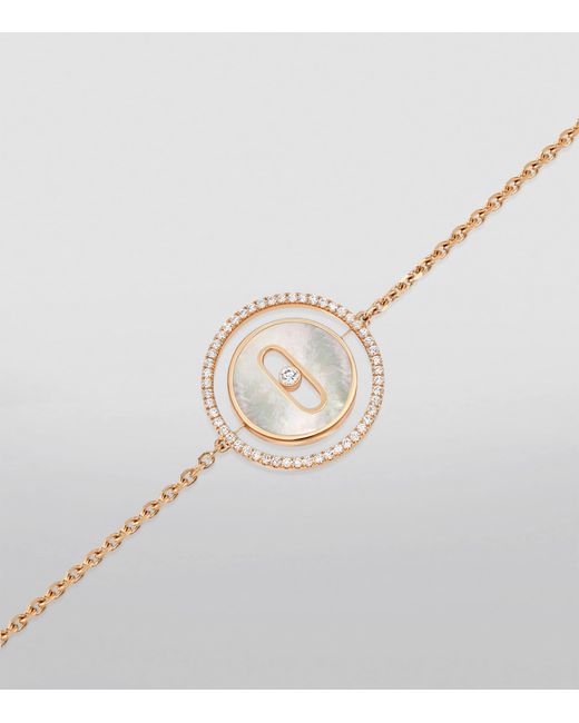 Messika Natural Lucky Move, Diamond And Mother-Of-Pearl Bracelet