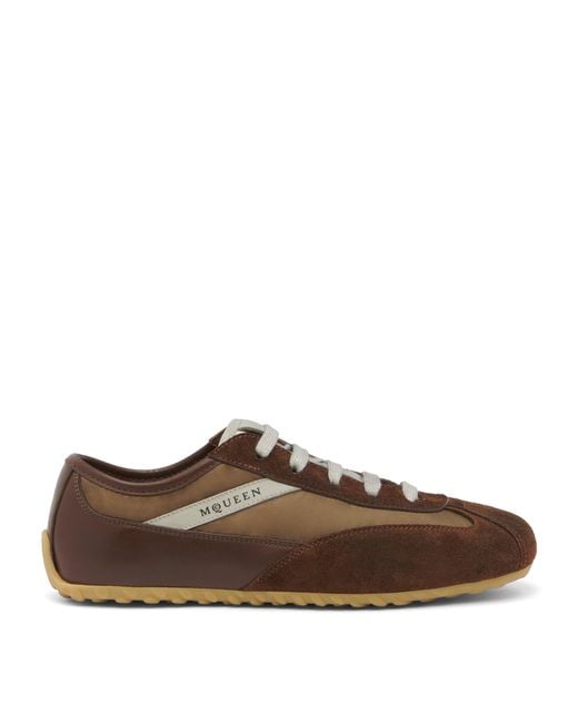 McQueen Brown Suede Boxe Sneakers