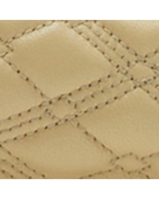 Burberry Natural Leather Quilted Sadler Ballet Flats
