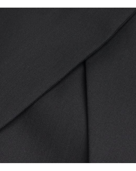 Maje Black Asymmetric Tailored Skort