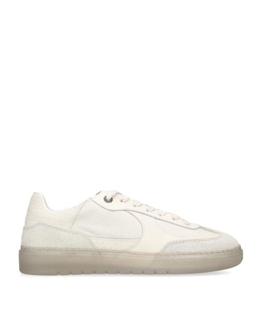 Represent White Leather Virtus Sneakers for men