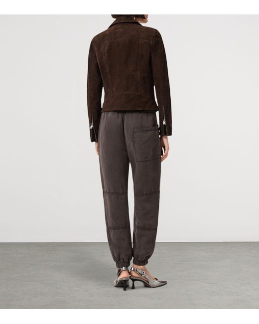 AllSaints Brown Val Cargo Trousers