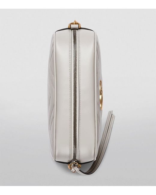 Gucci Metallic Small Leather Gg Marmont Cross-body Bag