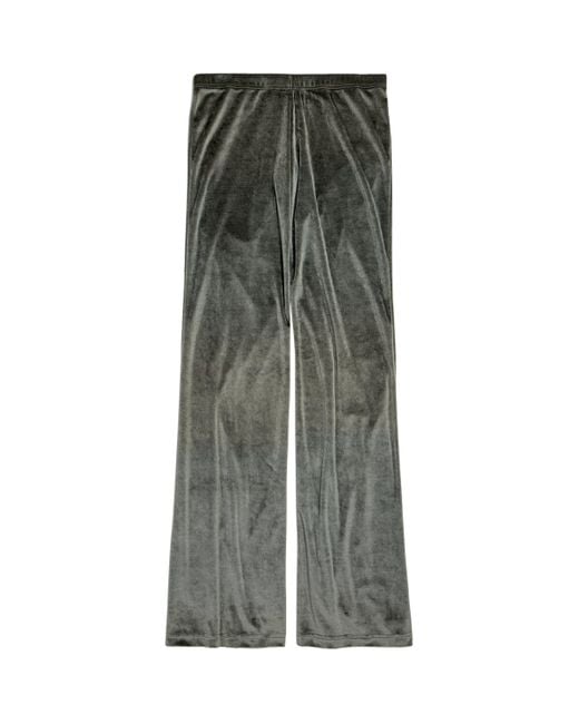 Balenciaga Gray Velvet Sweatpants