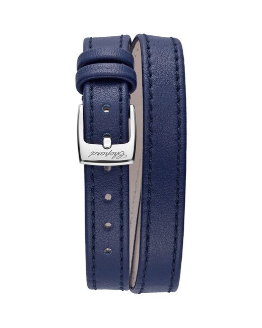 Chopard Blue Lucent Steel And Diamond Happy Sport Watch 25mm