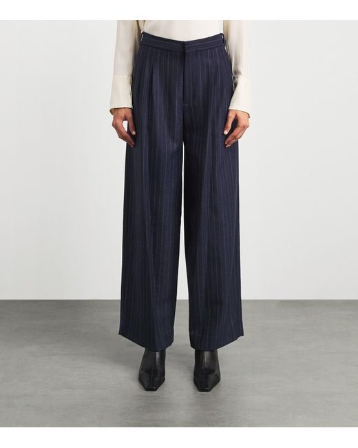 Rag & Bone Blue Wool-Blend Lawrence Trousers
