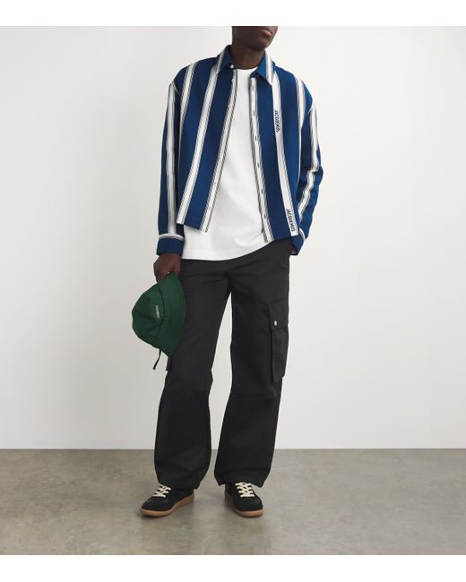 Jacquemus Black Belted Cargo Trousers for men