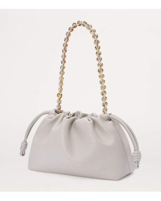 Loewe Metallic Medium Leather Flamenco Shoulder Bag
