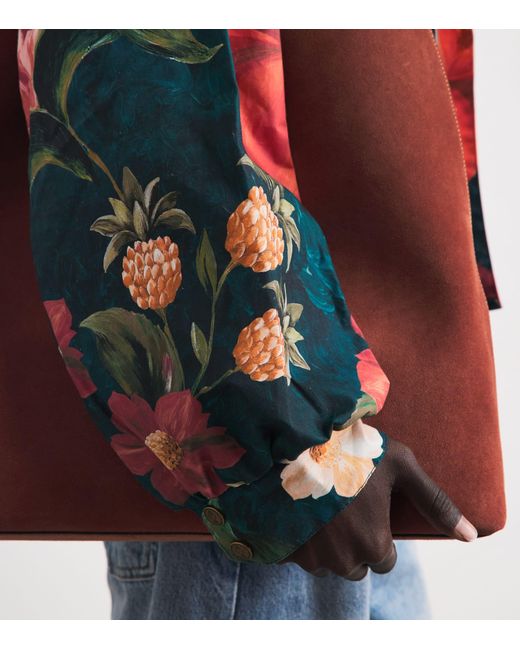 Barbour Red X Farm Rio Cotton Floral Jacket