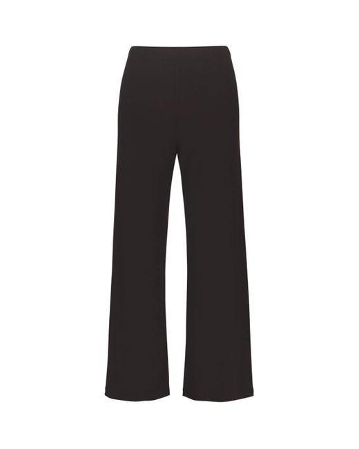 Skims Black Soft Lounge Ribbed Pyjama Set