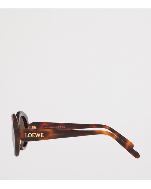 Loewe Brown Mini Oval Sunglasses