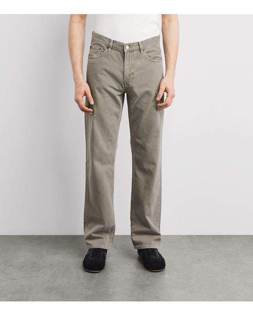 FRAME Gray Relaxed Jeans for men