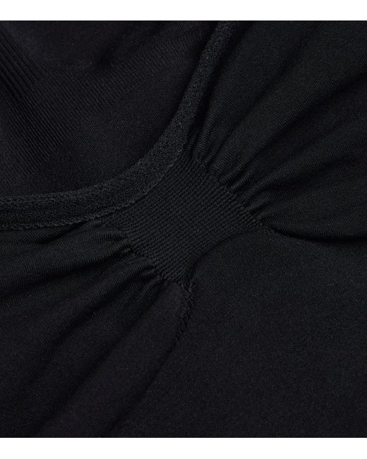 Skims Black Seamless Sculpt Mid-Thigh Bodysuit