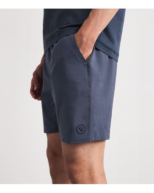 vuori Blue 7' Lined Elevate Kore Shorts for men