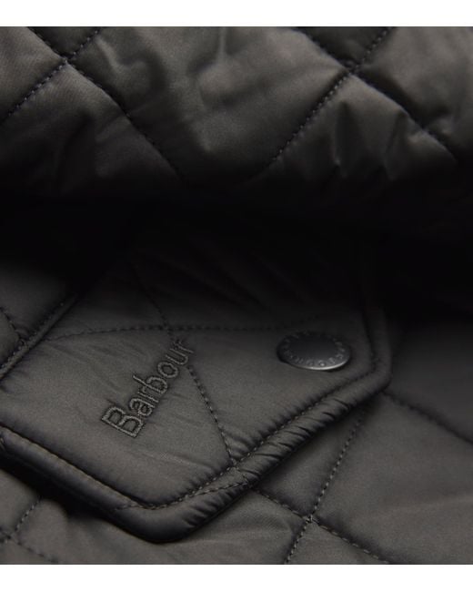 Barbour Black Powell Quilted Jacket for men