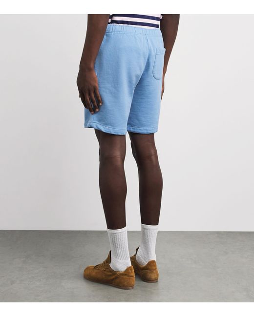 Polo Ralph Lauren Blue Cotton Terry Shorts for men