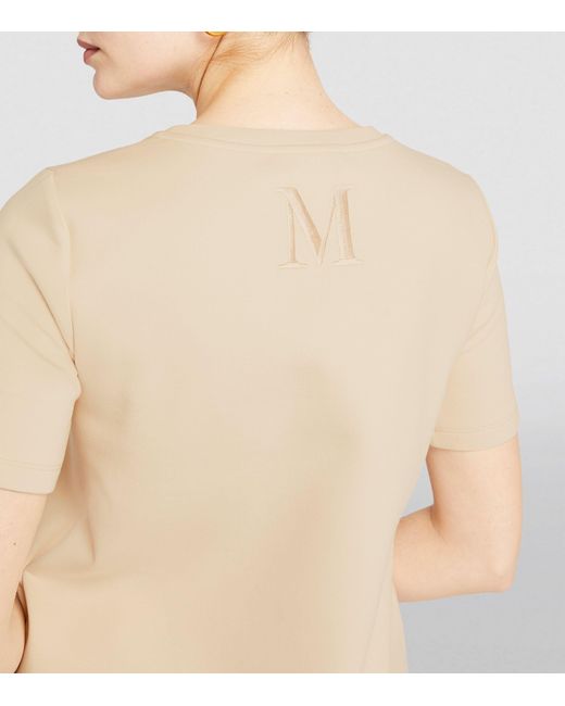Max Mara Natural Stretch-cotton T-shirt