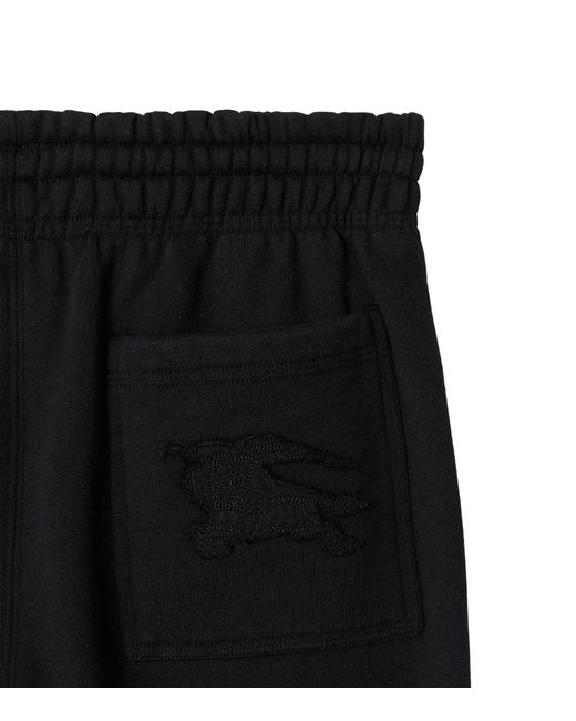 Burberry Black Embroidered Ekd Sweatpants