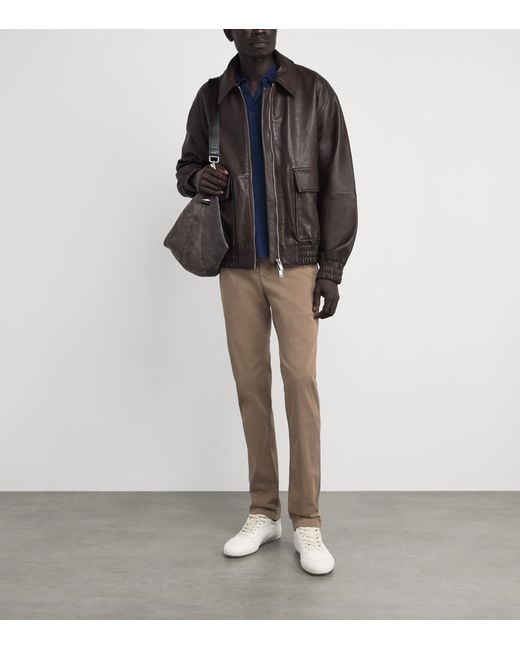 Jacob Cohen Brown Bobby Slim Chinos for men