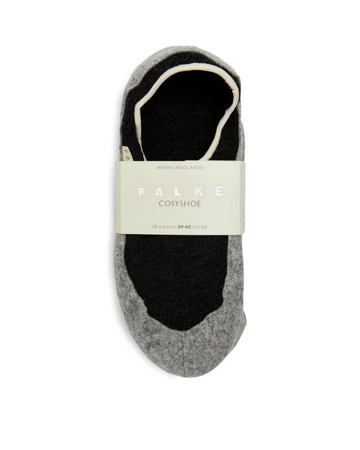 Falke Black Wool-Blend Cosyshoe Slipper Socks