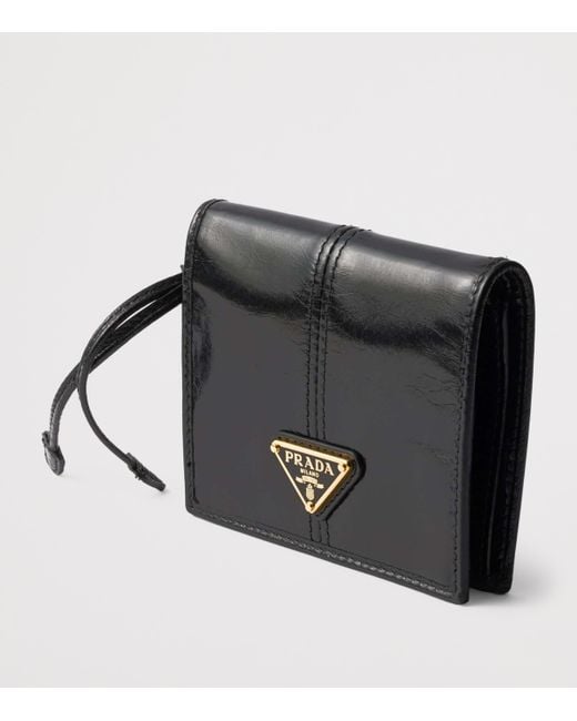 Prada Black Small Leather Wallet