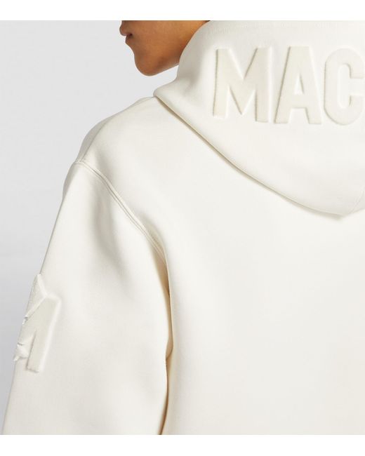 Mackage White Logo-patch Hoodie for men