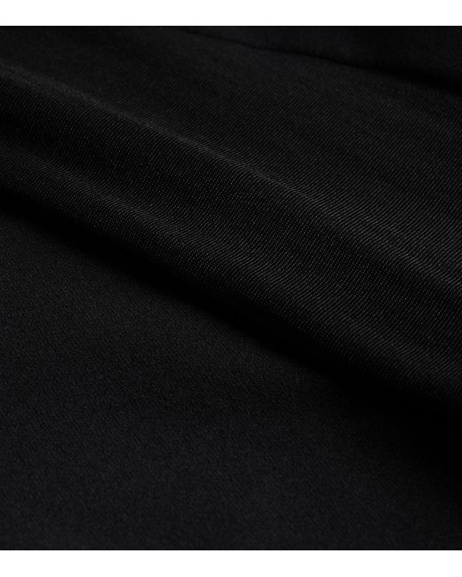 Wolford Black Sheer Opaque Bodysuit