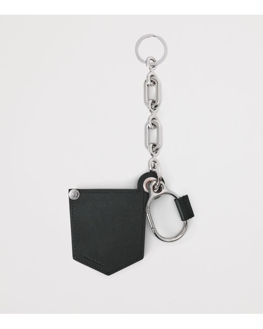 Loewe Black Leather Logo Biker Charm