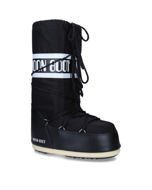 Moon Boot Black Nylon Icon S for men