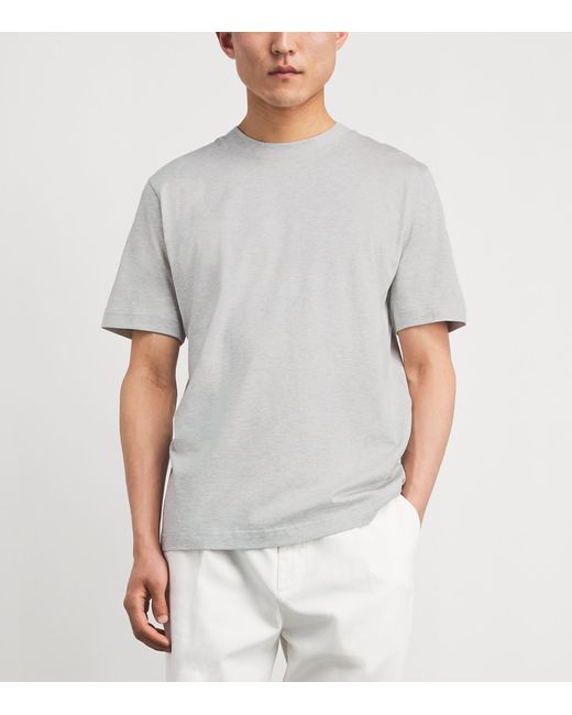 Eleventy White Cotton T-Shirt for men