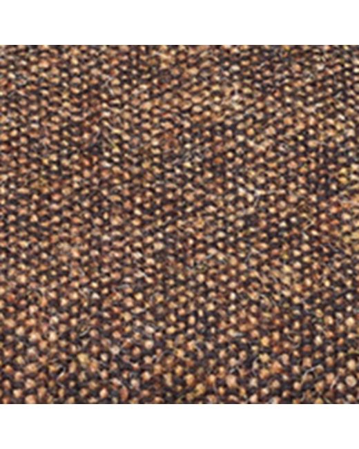 Swaine Brown Wool Tweed Slim Cap for men