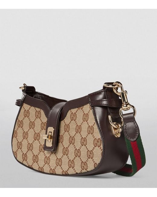 Gucci Brown Mini Moon Side Shoulder Bag