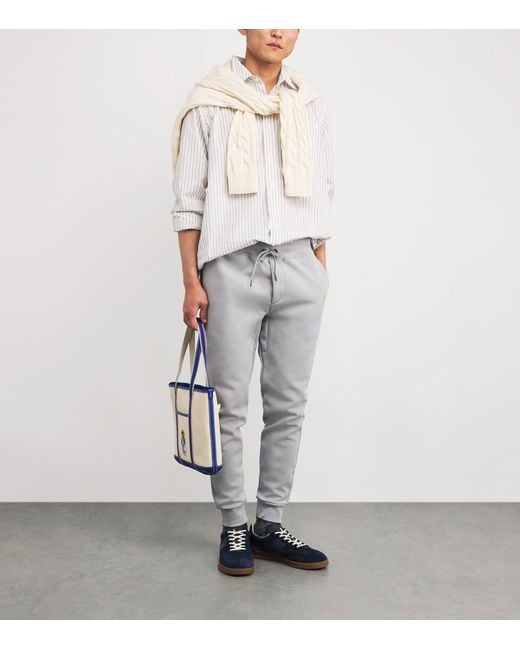 Ralph Lauren Gray Tech Knit Sweatpants for men