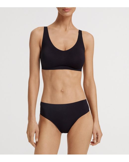 Hanro Blue Invisible Touch Soft Cup Bra