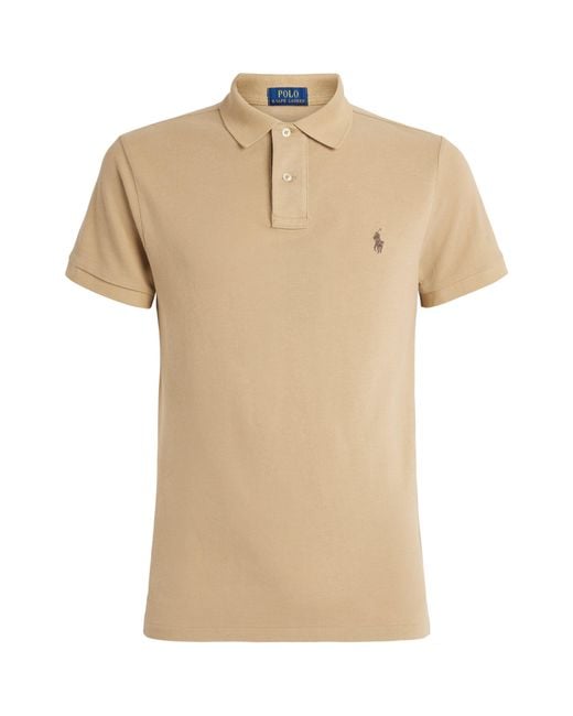 Polo Ralph Lauren Natural Cotton Mesh Slim-Fit Polo Shirt for men