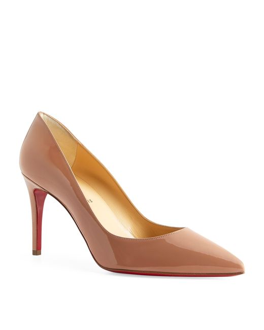Christian Louboutin Natural Pigalle Patent Leather Pumps 85