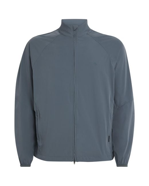 REPRESENT 247 Blue Hooded Dna Track Jacket for men