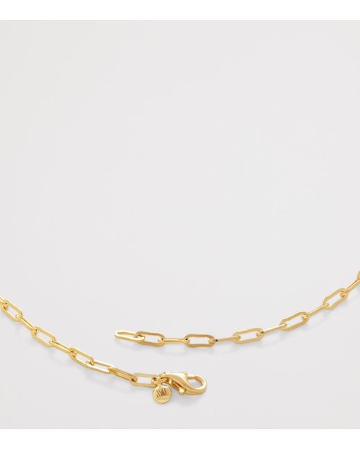 Monica Vinader Metallic Vermeil Paperclip Chain Necklace