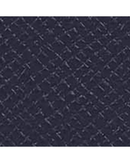 Smythson Blue Panama Leather Compact Card Holder for men