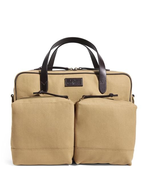 Polo Ralph Lauren Natural Canvas Commuter Bag for men