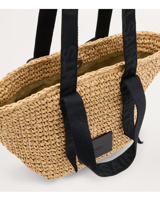 AllSaints White Celayne Mini Tote Bag