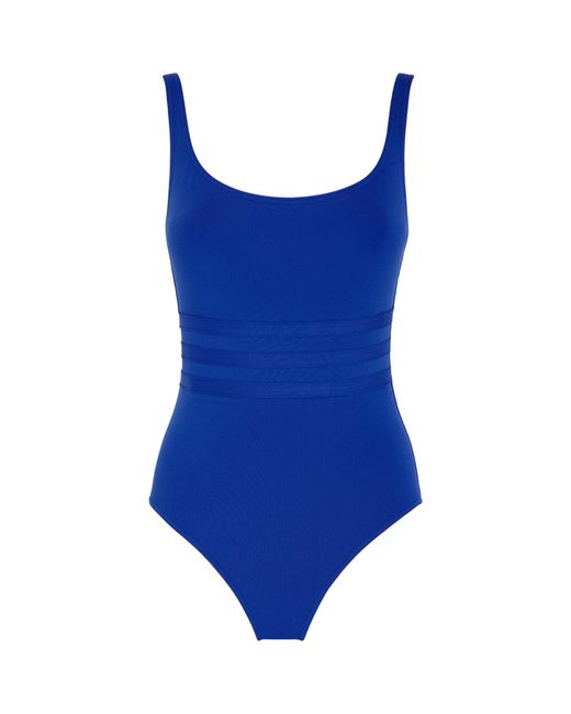 Eres Blue Scoop-back Asia Swimsuit