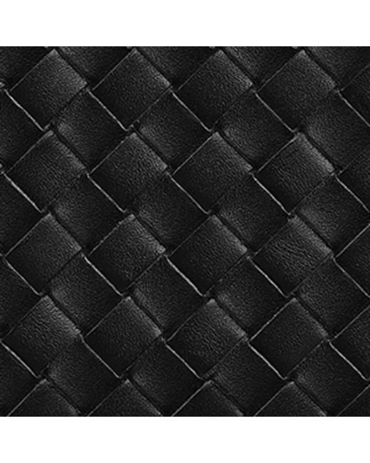 Bottega Veneta Black Leather Intrecciato Bifold Wallet for men