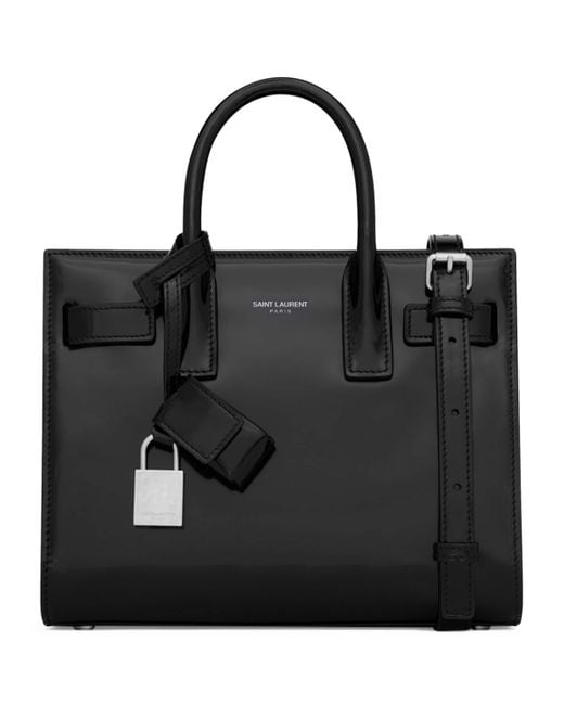 Saint Laurent Black Nano Sac De Jour Tote Bag