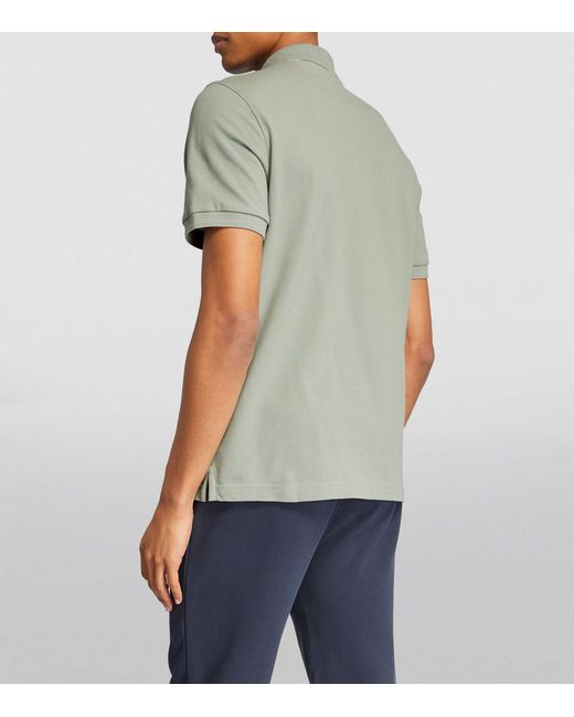 Corneliani Green Cotton Polo Shirt for men