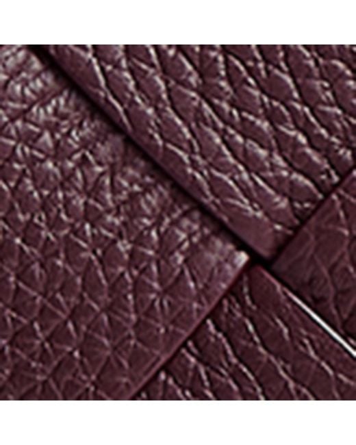 Bottega Veneta Purple Small Leather Diago Messenger Bag for men