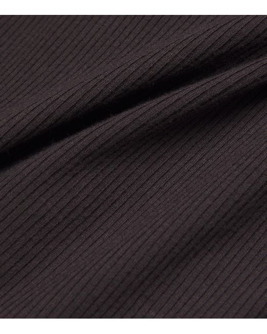 Skims Black Soft Lounge Short Pyjama Set