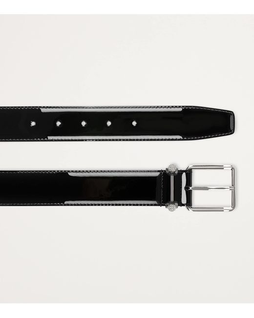 Christian Louboutin Black Chambeliss Leather Belt for men