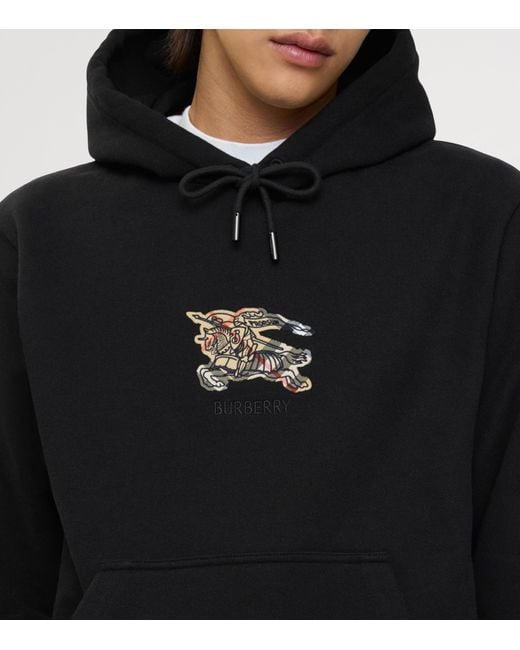 Burberry Black Simon Ekd Hoodie for men