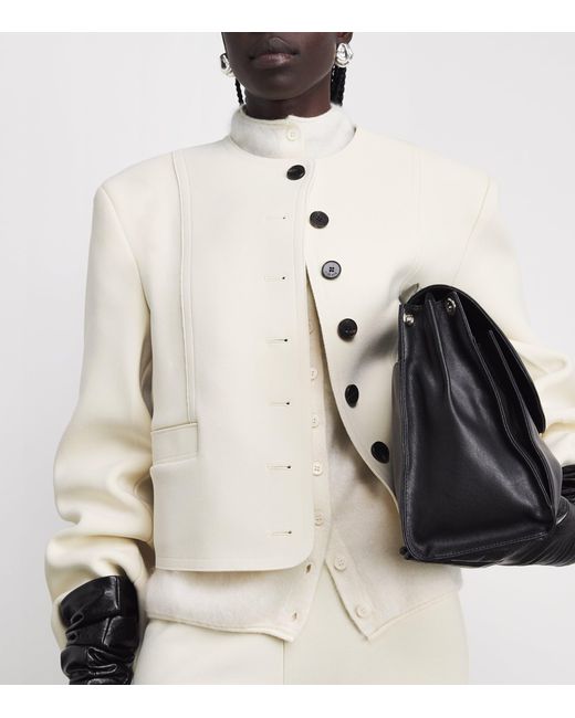 Birrot White Lay 4 Cropped Jacket